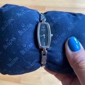 Bulova lady’s watch with Swarovski crystals